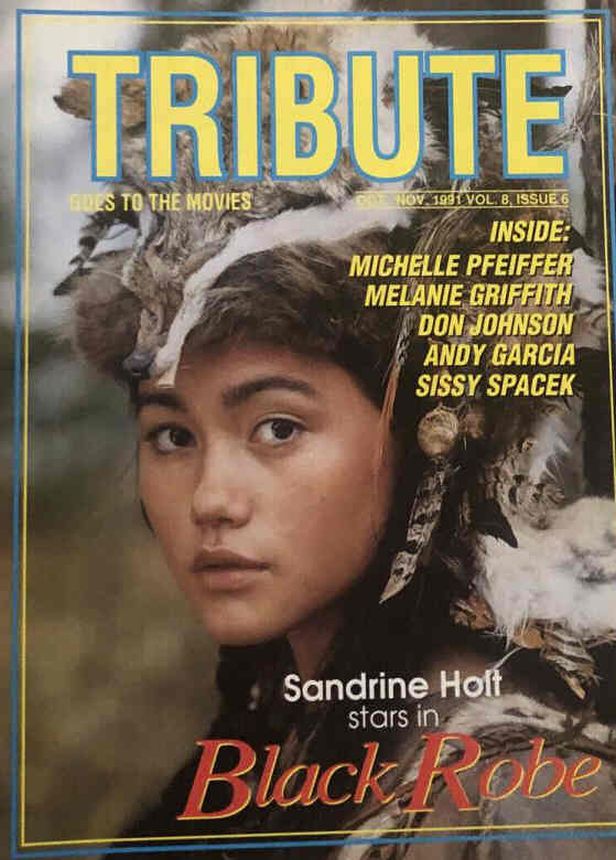 TRIBUTE magazine side cover  October/November 1991