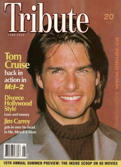 TRIBUTE magazine side cover  Vol 17 No 4 June 2000