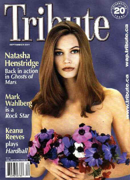 TRIBUTE magazine side cover  Vol 18 No 6 September 2001