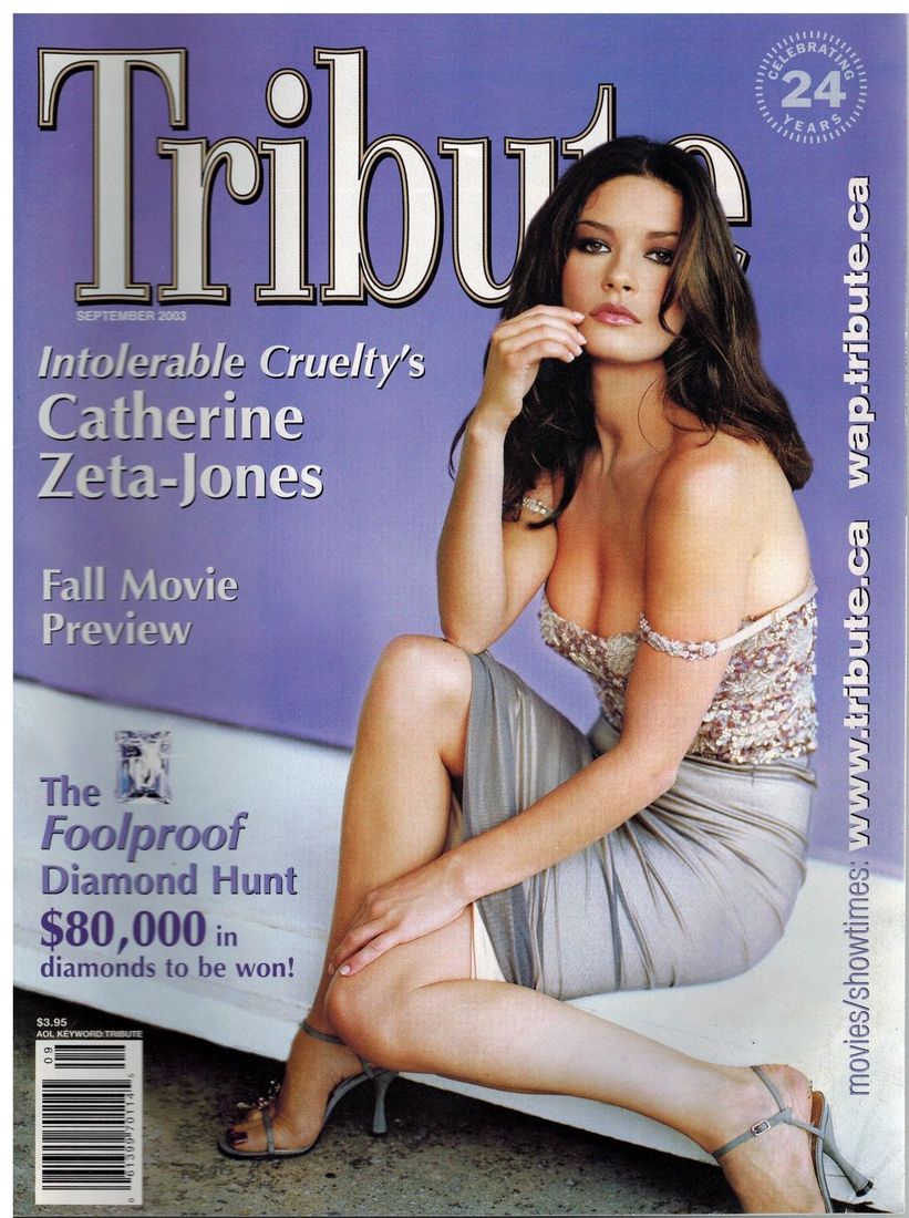 TRIBUTE magazine side cover September 2003