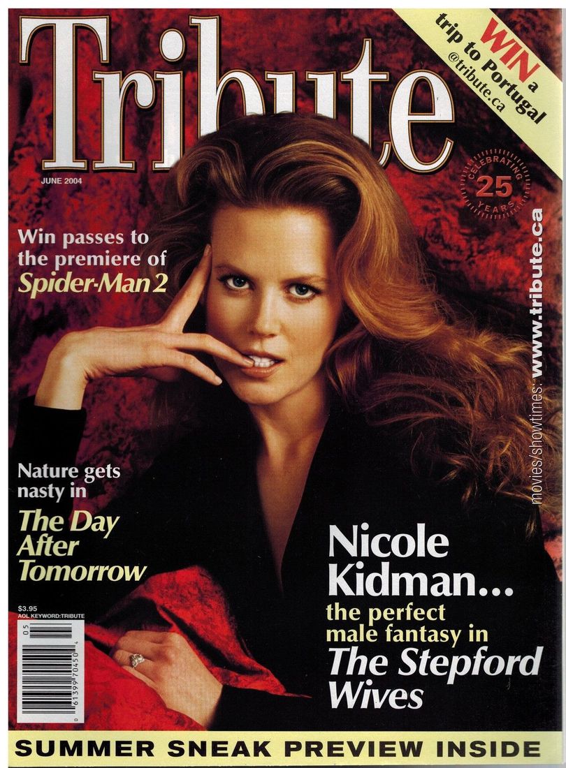 TRIBUTE magazine side cover June 2004