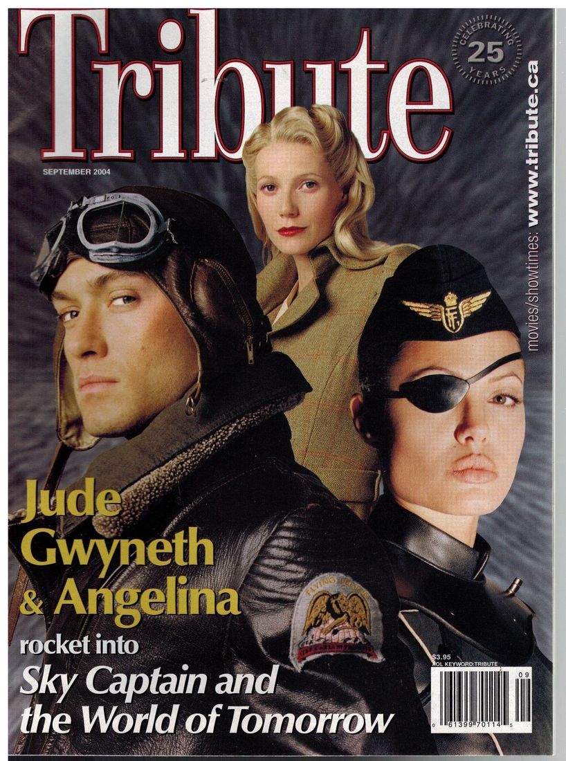 TRIBUTE magazine side cover September 2004