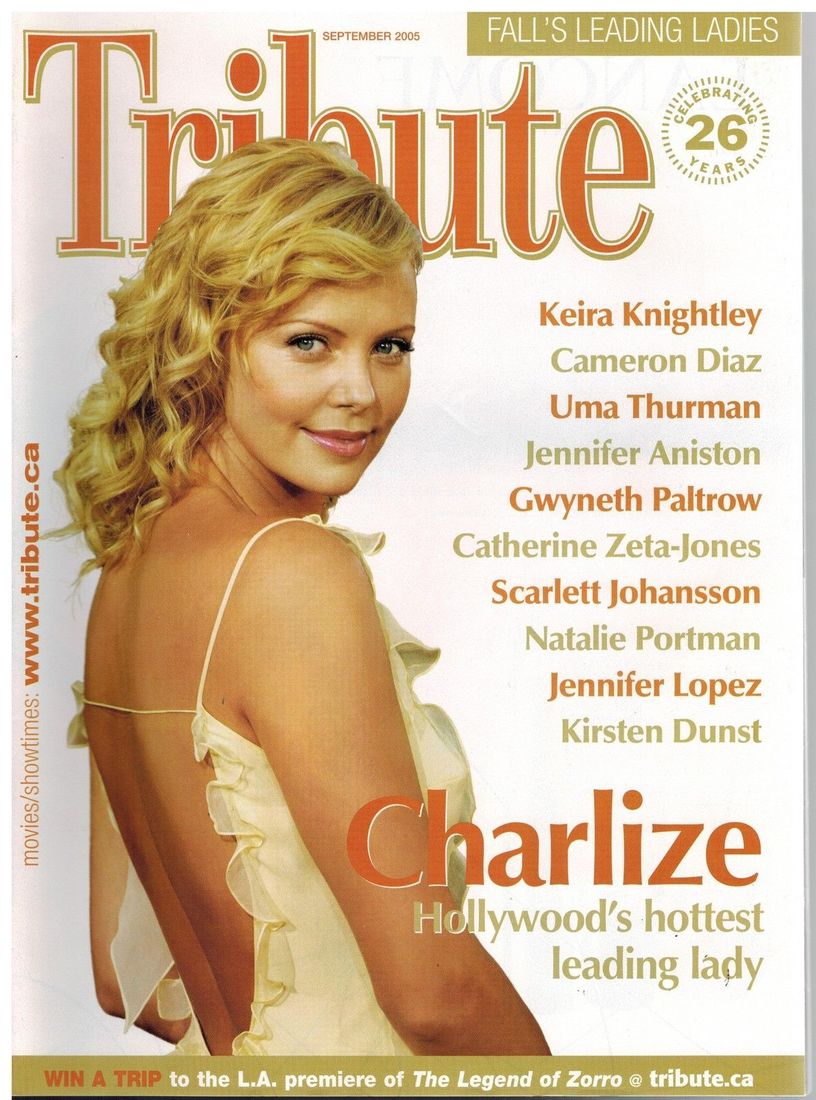 TRIBUTE magazine side cover September 2005