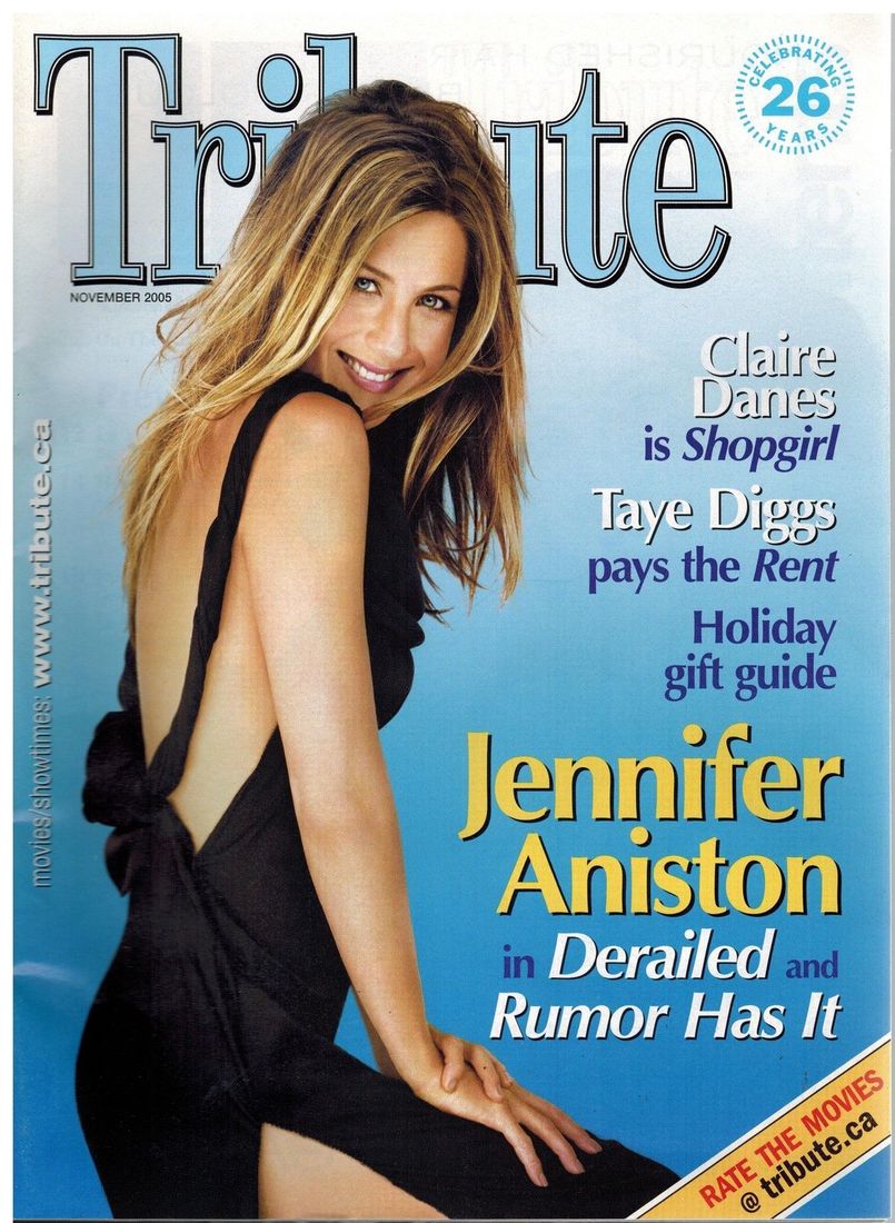 TRIBUTE magazine side cover November 2005