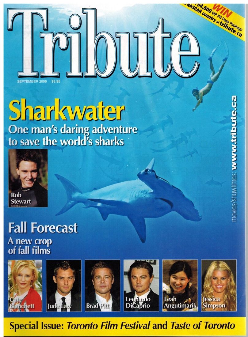 TRIBUTE magazine side cover September 2006