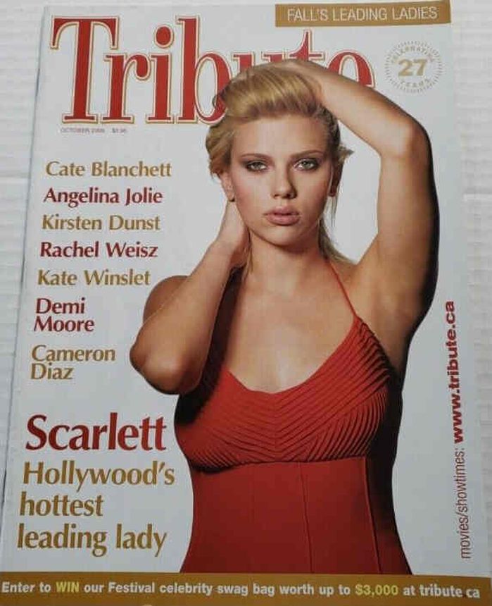 TRIBUTE magazine side cover October 2006