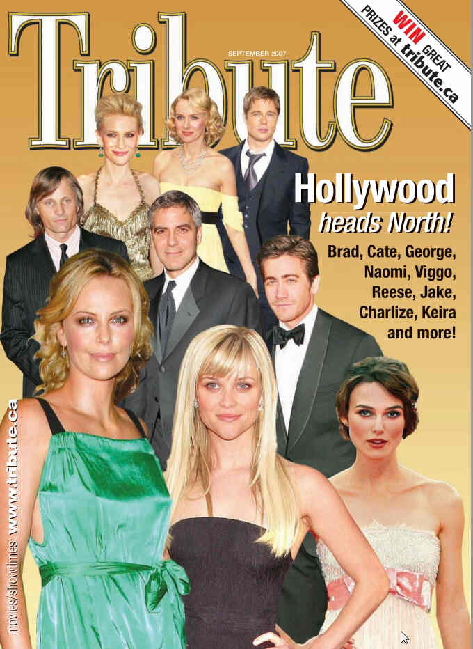 TRIBUTE magazine side cover September 2007