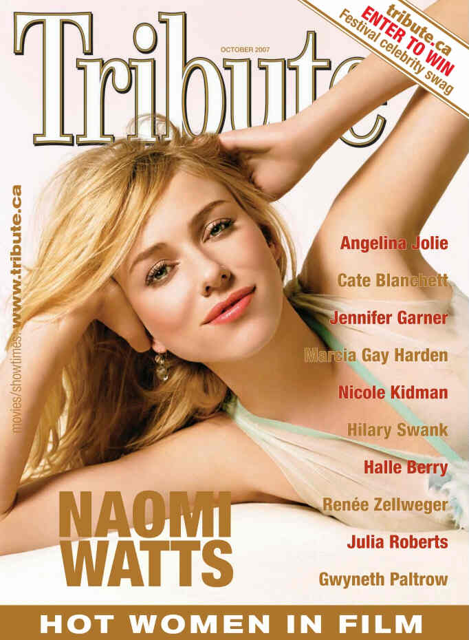 TRIBUTE magazine side cover October 2007