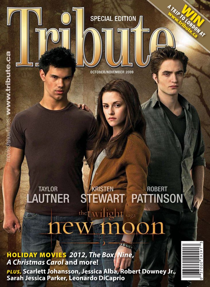 TRIBUTE magazine side cover October/November 2009