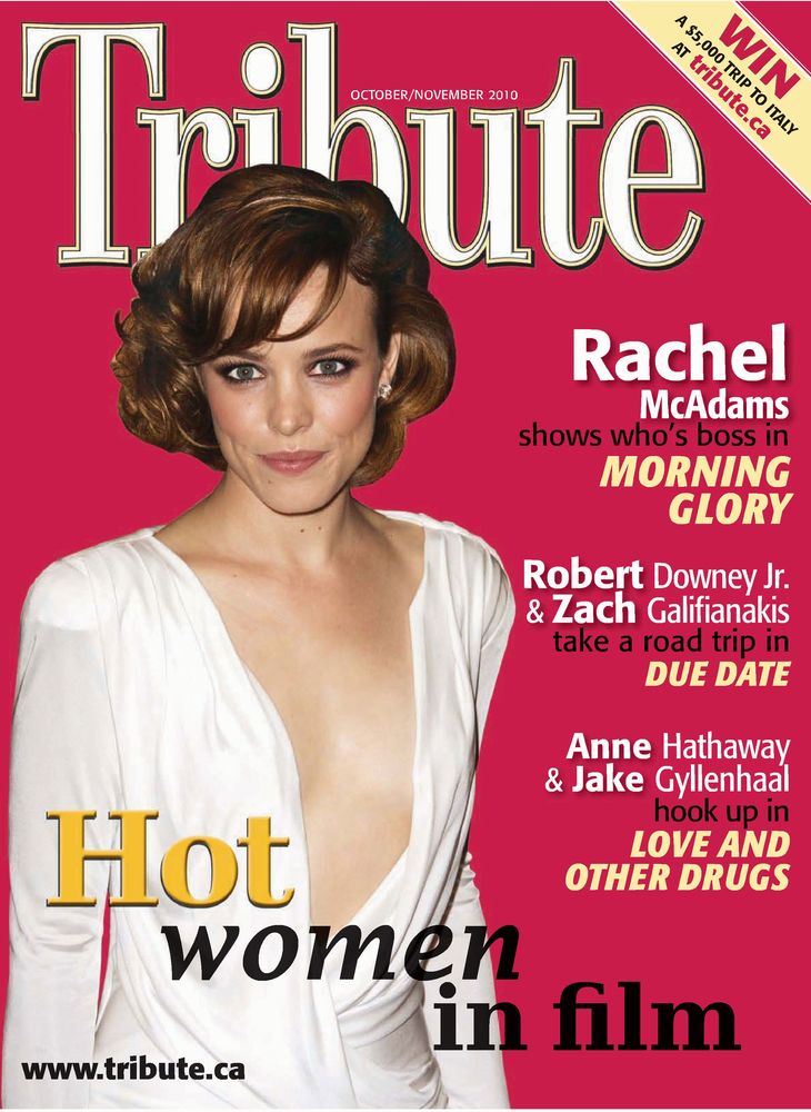 TRIBUTE magazine side cover October/November 2010