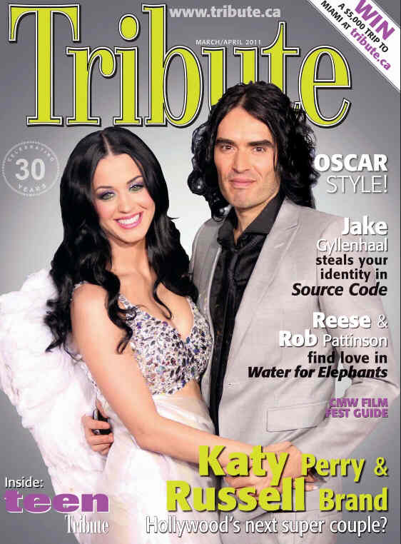 TRIBUTE magazine side cover March/April 2011
