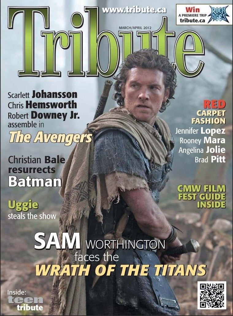TRIBUTE magazine side cover March/April 2012