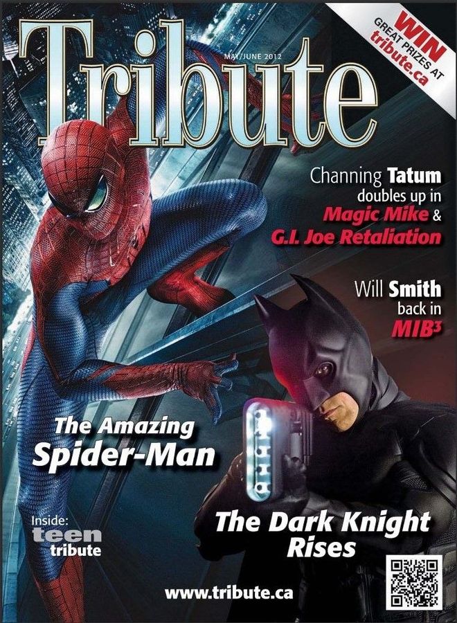 TRIBUTE magazine side cover May/June 2012