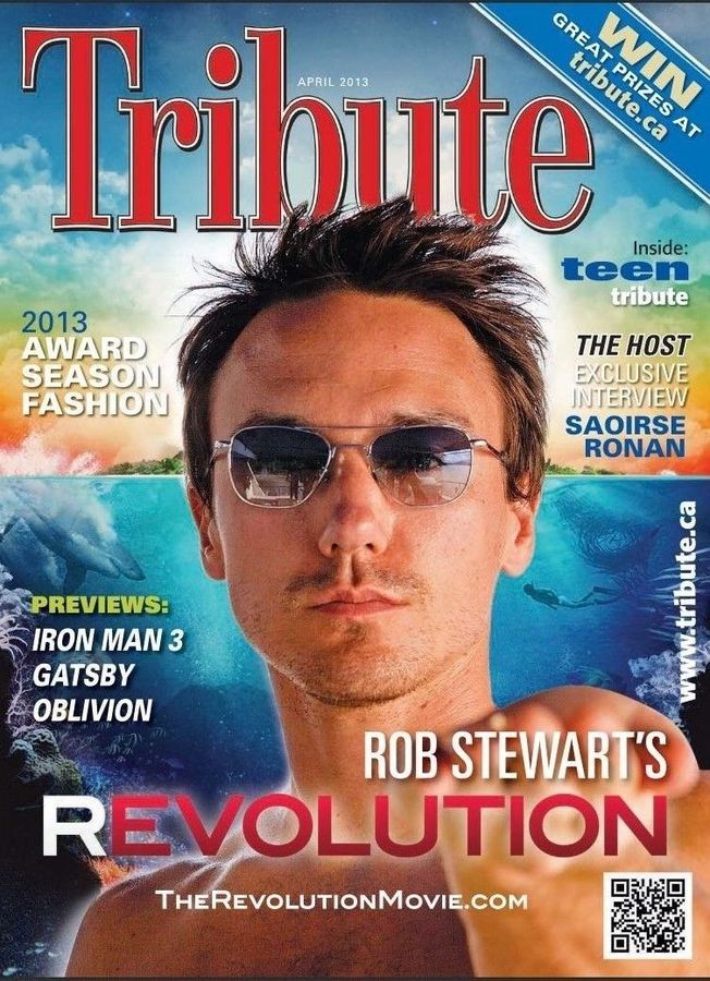 TRIBUTE magazine side cover April 2013