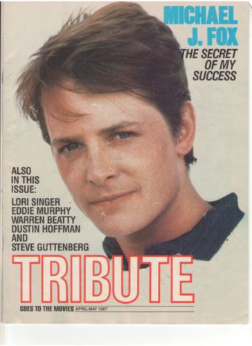 TRIBUTE magazine side cover  Vol 4 No 2 April/May 1987