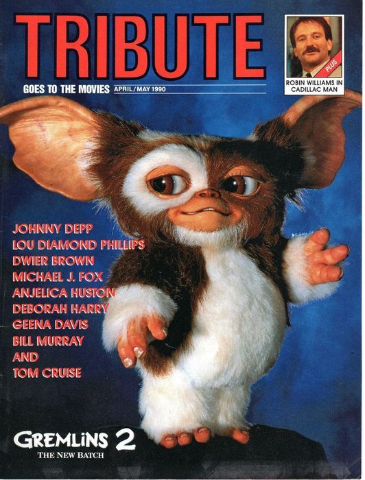 TRIBUTE magazine side cover April/May 1990