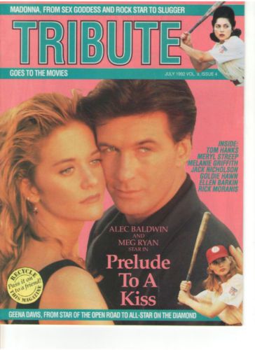TRIBUTE magazine side cover  Vol 9 No 4 July 1992