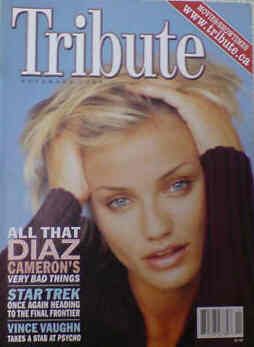 TRIBUTE magazine side cover  Vol 15 No 8 November 1998