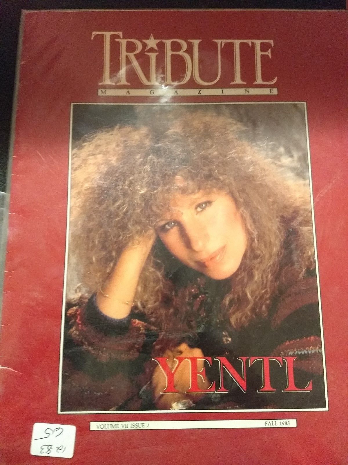 TRIBUTE magazine side cover  Vol 7 No  2 Fall 1983