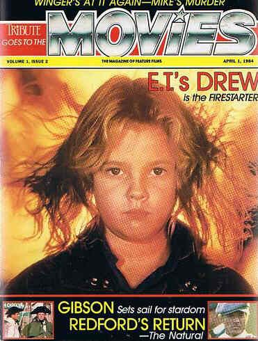 TRIBUTE magazine side cover  Vol 1 # 2  April 1984