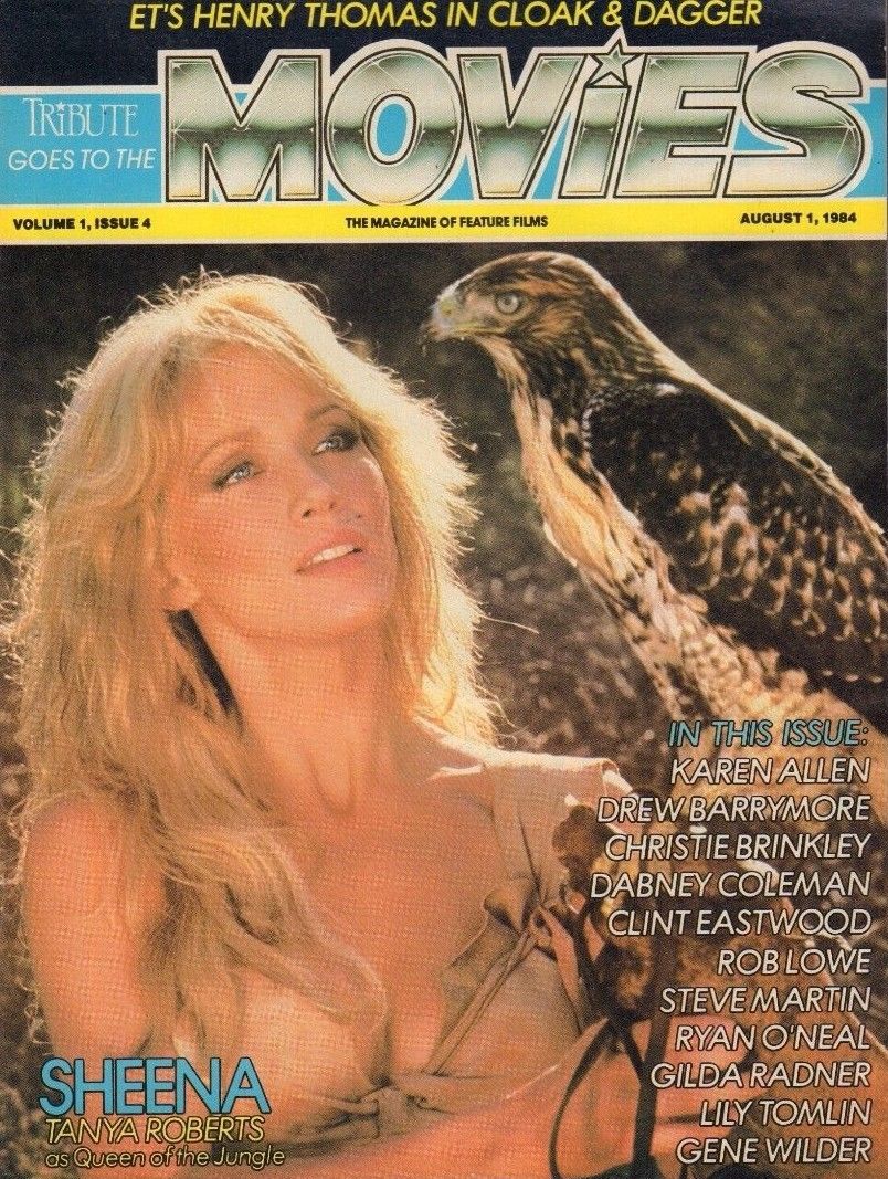 TRIBUTE magazine side cover  Vol 1 # 4  August 1984