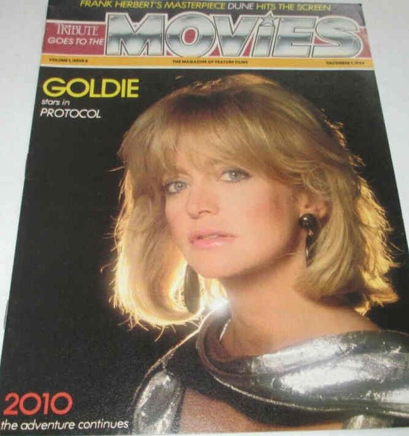 TRIBUTE magazine side cover  December 1984