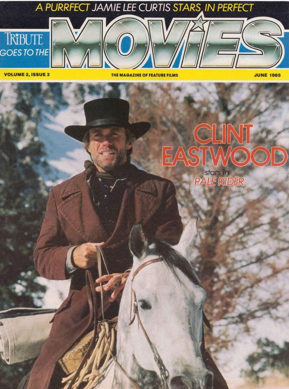 TRIBUTE magazine side cover  Vol 2 No 3 June 1985