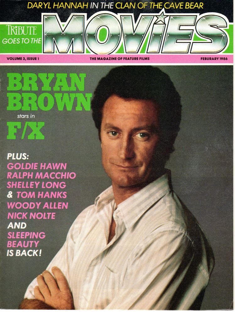 TRIBUTE magazine side cover   Vol 3 No 1 February 1986
