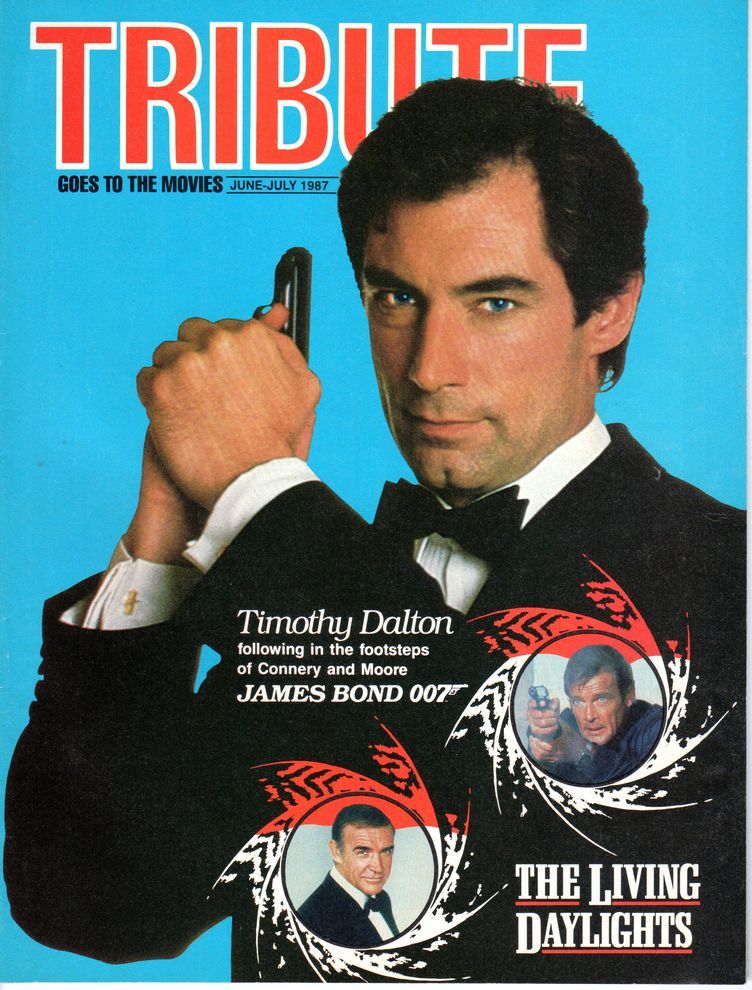 TRIBUTE magazine side cover  Vol 4 No 3 June/July 1987