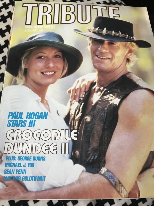 TRIBUTE magazine side cover  Vol 5 No  2  April/May 1988