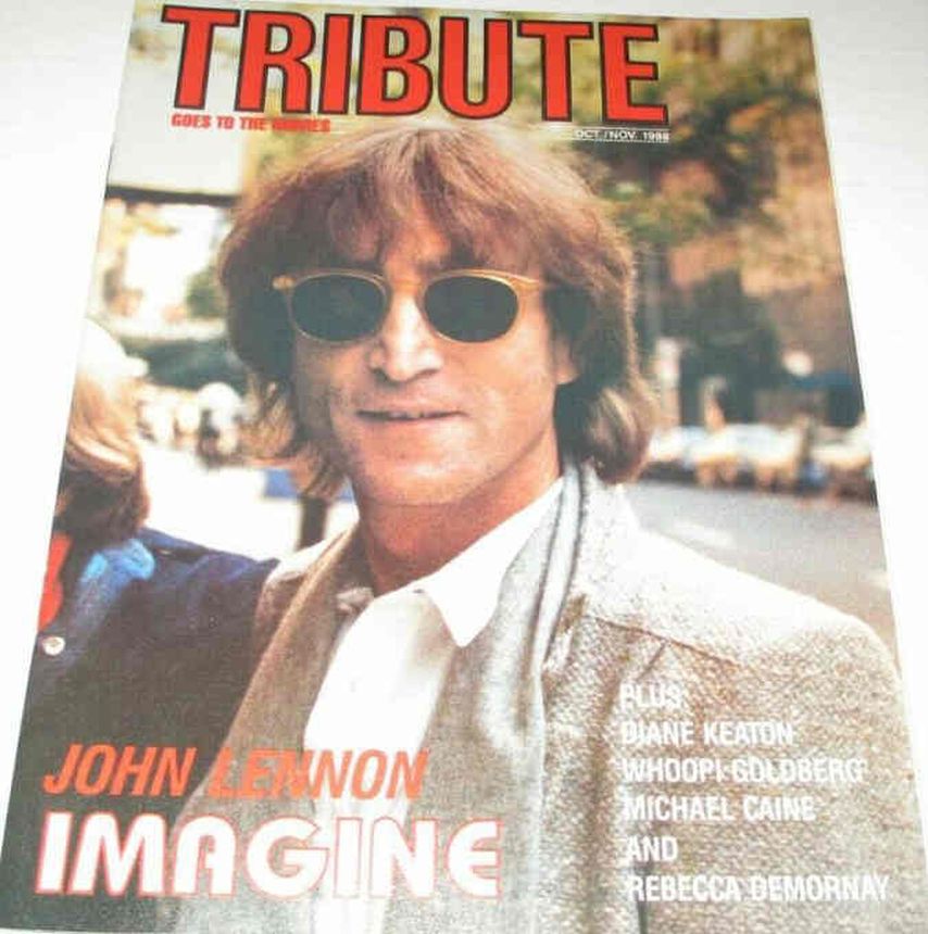 TRIBUTE magazine side cover  Vol 5 # 5 October/November 1988