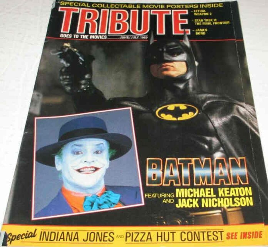 TRIBUTE magazine side cover  June/July 1989