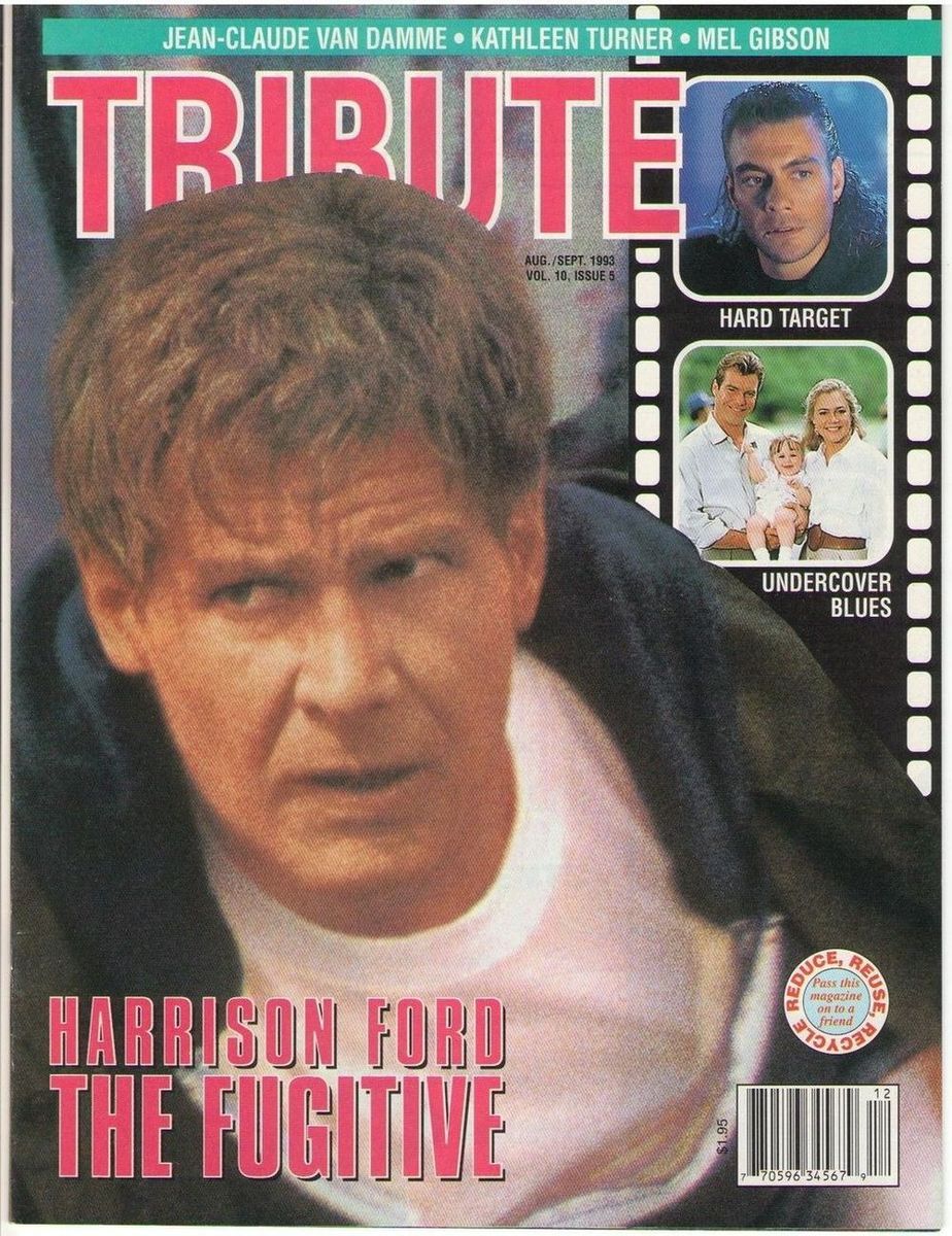 TRIBUTE magazine side cover  Vol 10 No 5 August/September 1993
