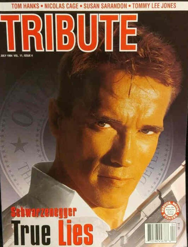 TRIBUTE magazine side cover  July 1994