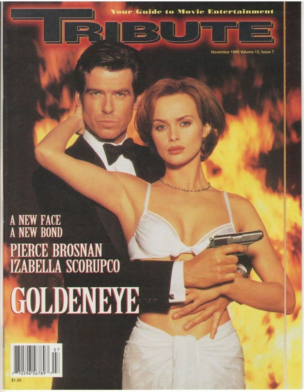 TRIBUTE magazine side cover  Vol 12 No 7 November 1995