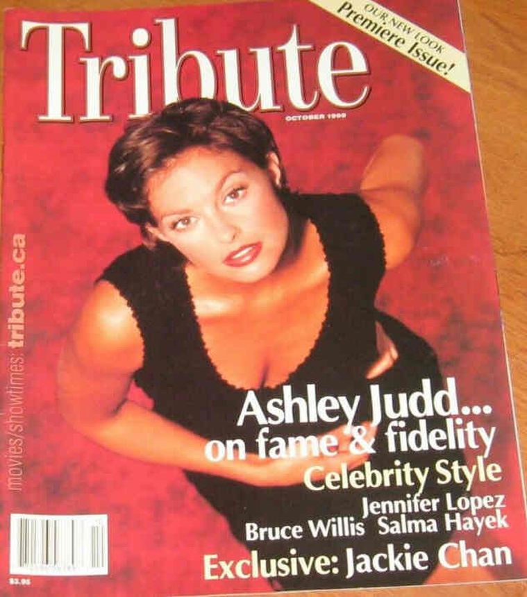 TRIBUTE magazine side cover  October 1999