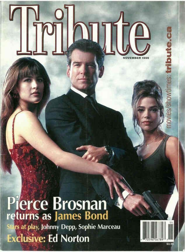 TRIBUTE magazine side cover November 1999