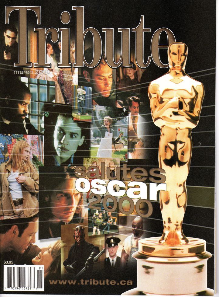 TRIBUTE magazine side cover  Vol 17 No 2 March 2000