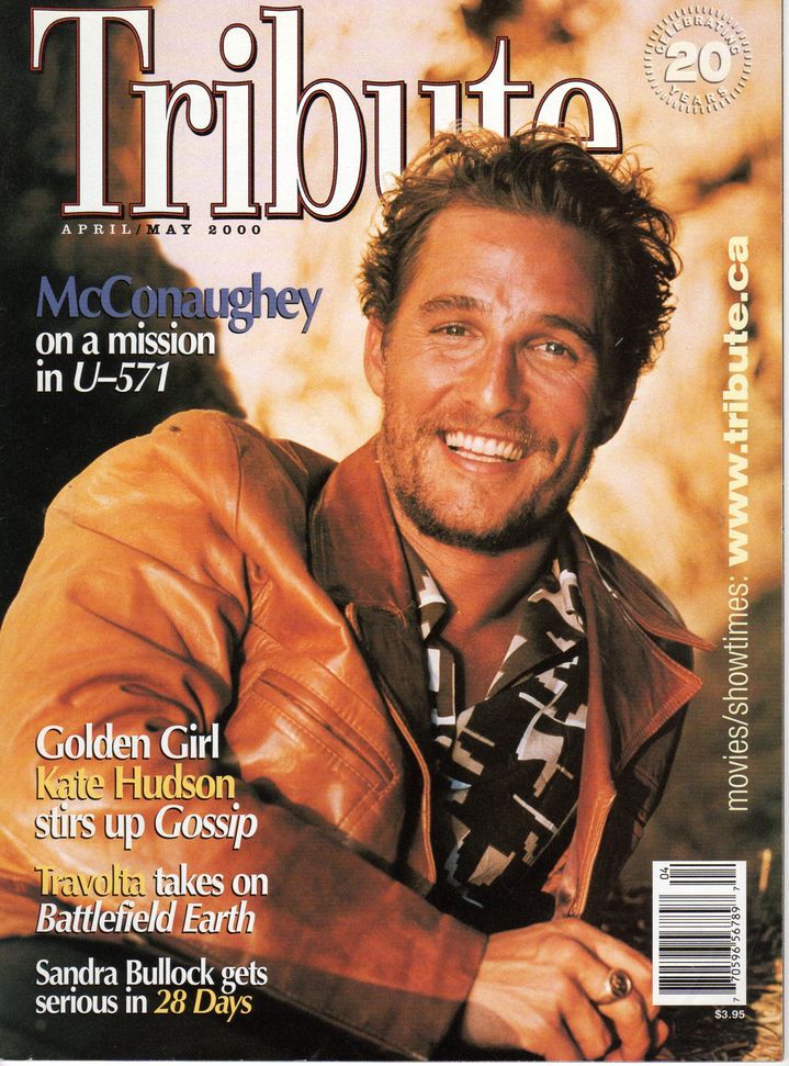 TRIBUTE magazine side cover  Vol 17 No 3 April/May 2000