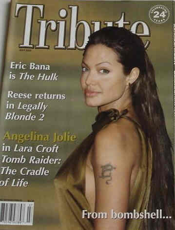 TRIBUTE magazine side cover July 2003