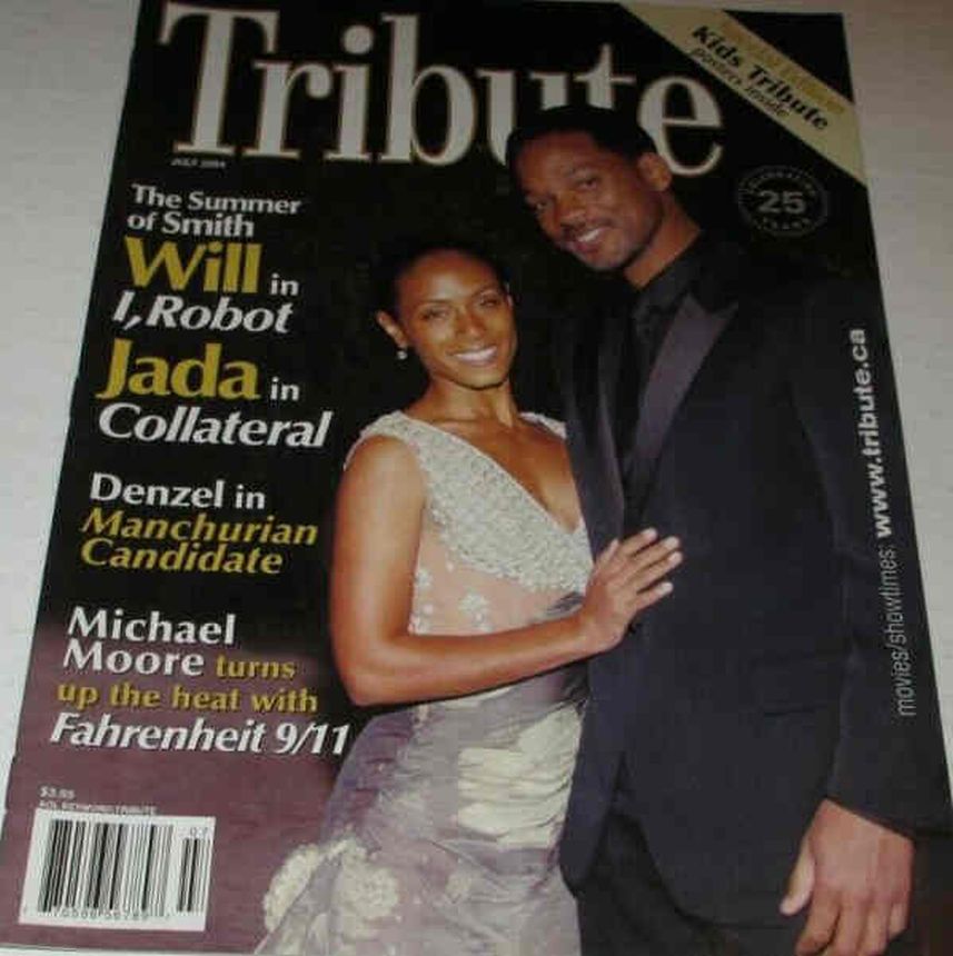 TRIBUTE magazine side cover  July 2004