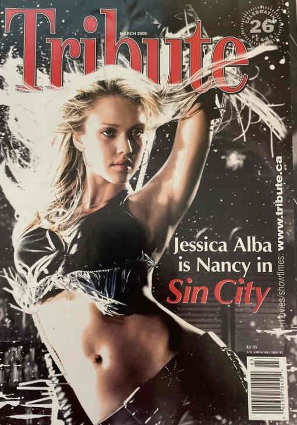 TRIBUTE magazine side cover  March 2005