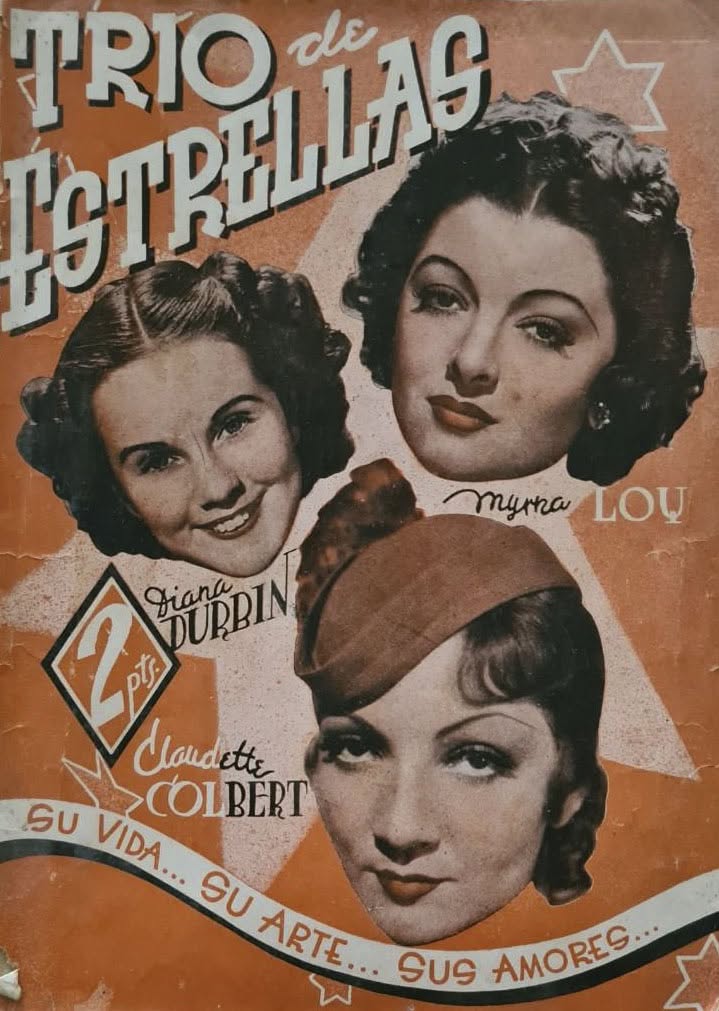 TRIO DE ESTRELLAS magazine side cover Issue 1   1940