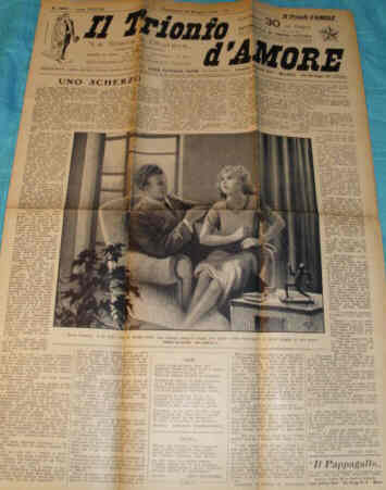 IL TRIONFO D AMORE magazine side cover 24 June 1934