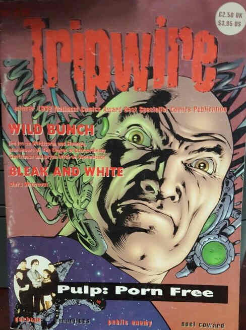 TRIPWIRE magazine side cover Issue 5  June/July 1998