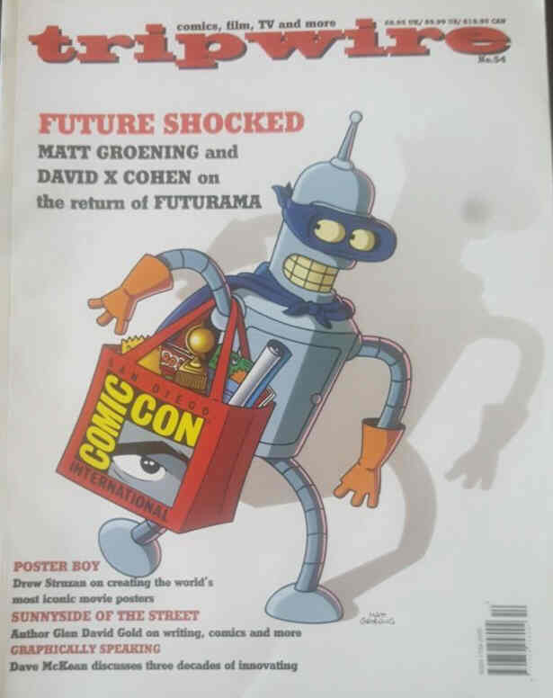 TRIPWIRE magazine side cover Issue 54 Summer 2010