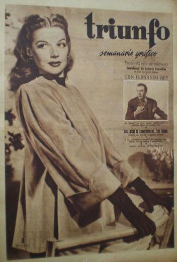 TRIUNFO magazine side cover Issue 101 3 January 1948
