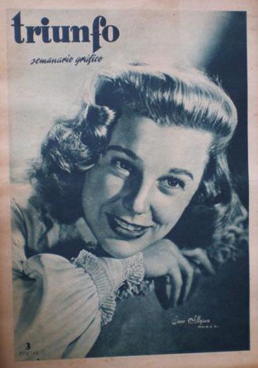 TRIUNFO magazine side cover Issue 110 6 March 1948