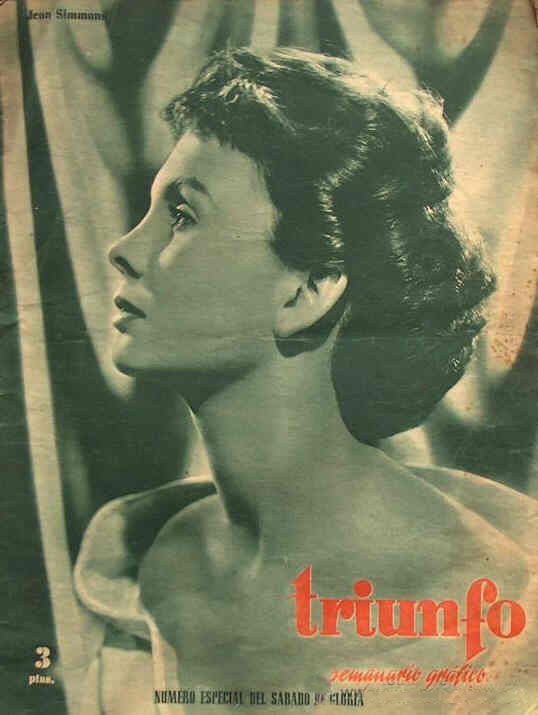 TRIUNFO magazine side cover Issue 165  1949