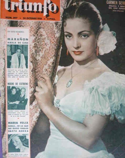 TRIUNFO magazine side cover Issue 297 24 October 1951